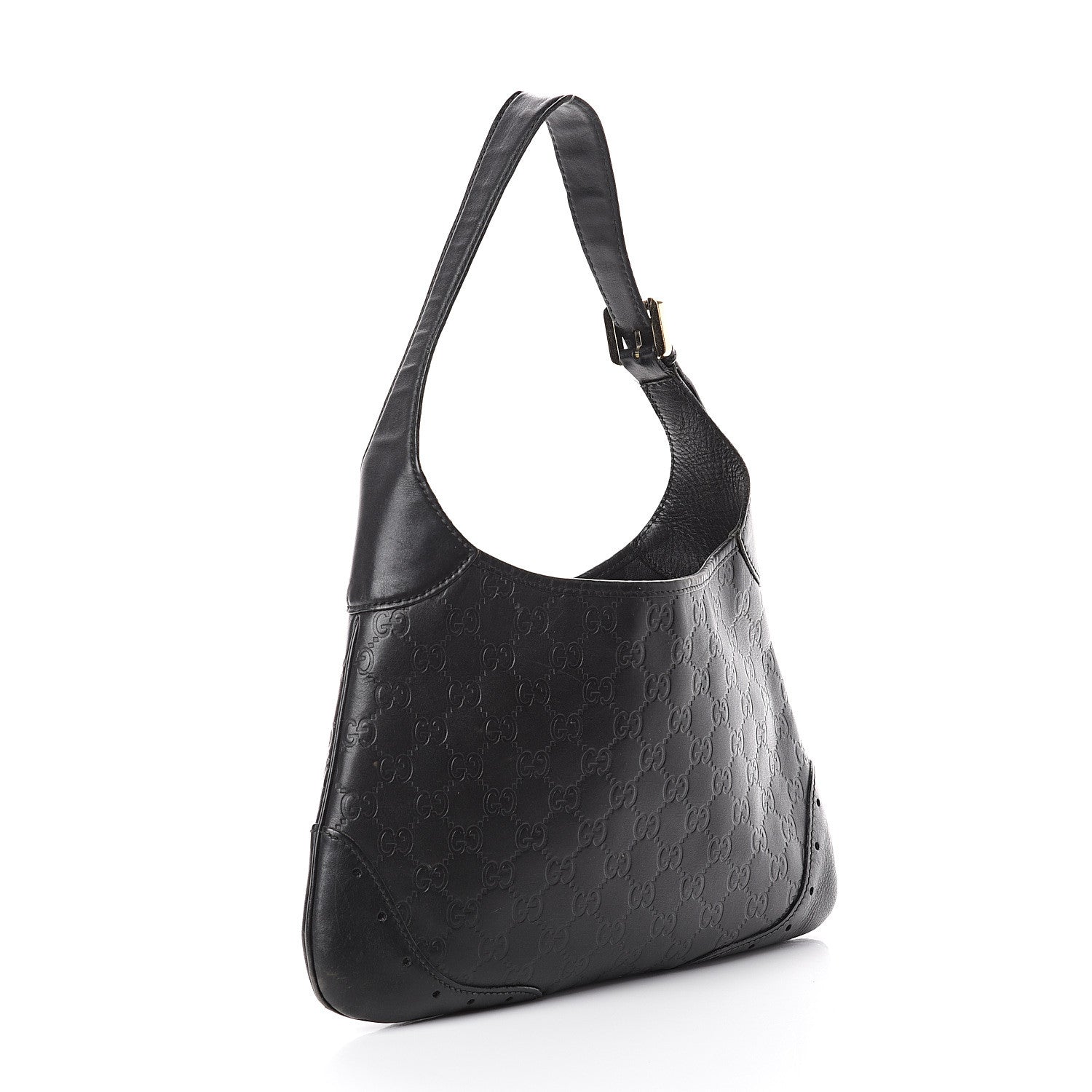 Gucci Guccissima Punch Hobo Black 2 of 8