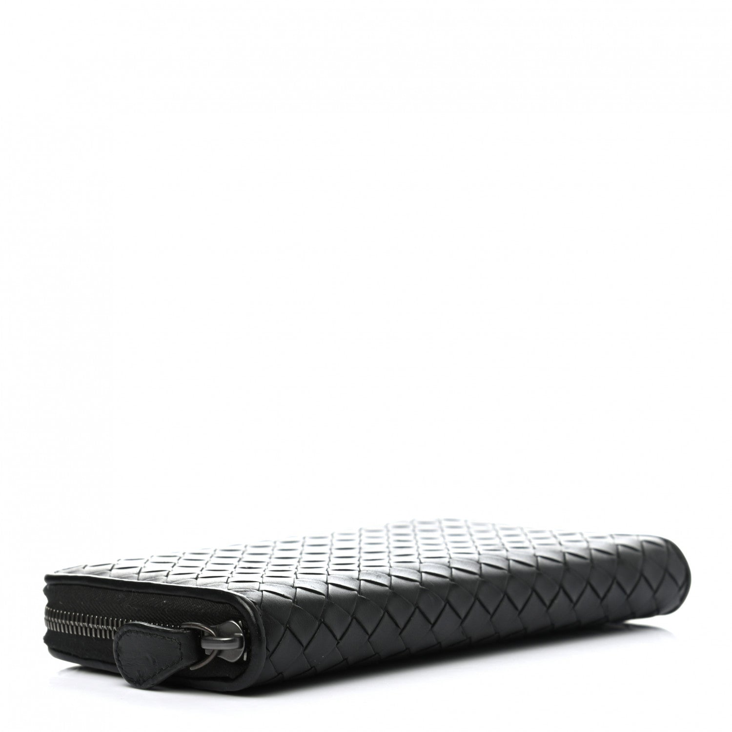 Bottega Veneta Nappa Intrecciato Zip Around Wallet Black 4 of 6