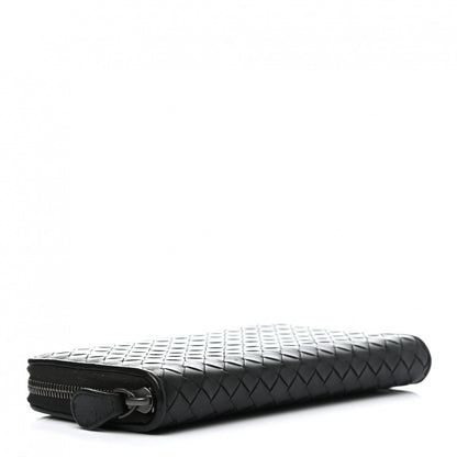 Bottega Veneta Nappa Intrecciato Zip Around Wallet Black 4 of 6