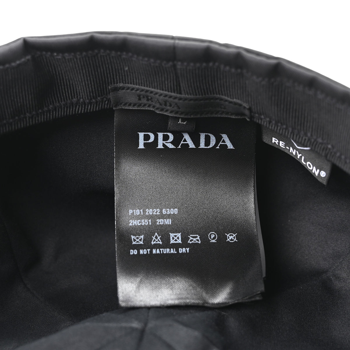 Re-Nylon Newsboy Hat L Black