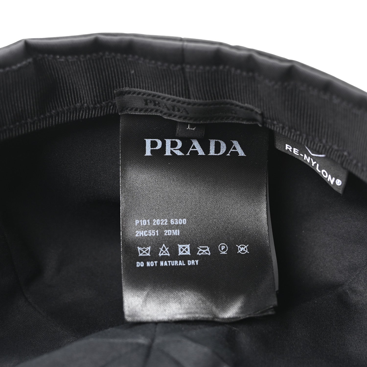 Prada Re-Nylon Newsboy Hat L Black 8 of 10