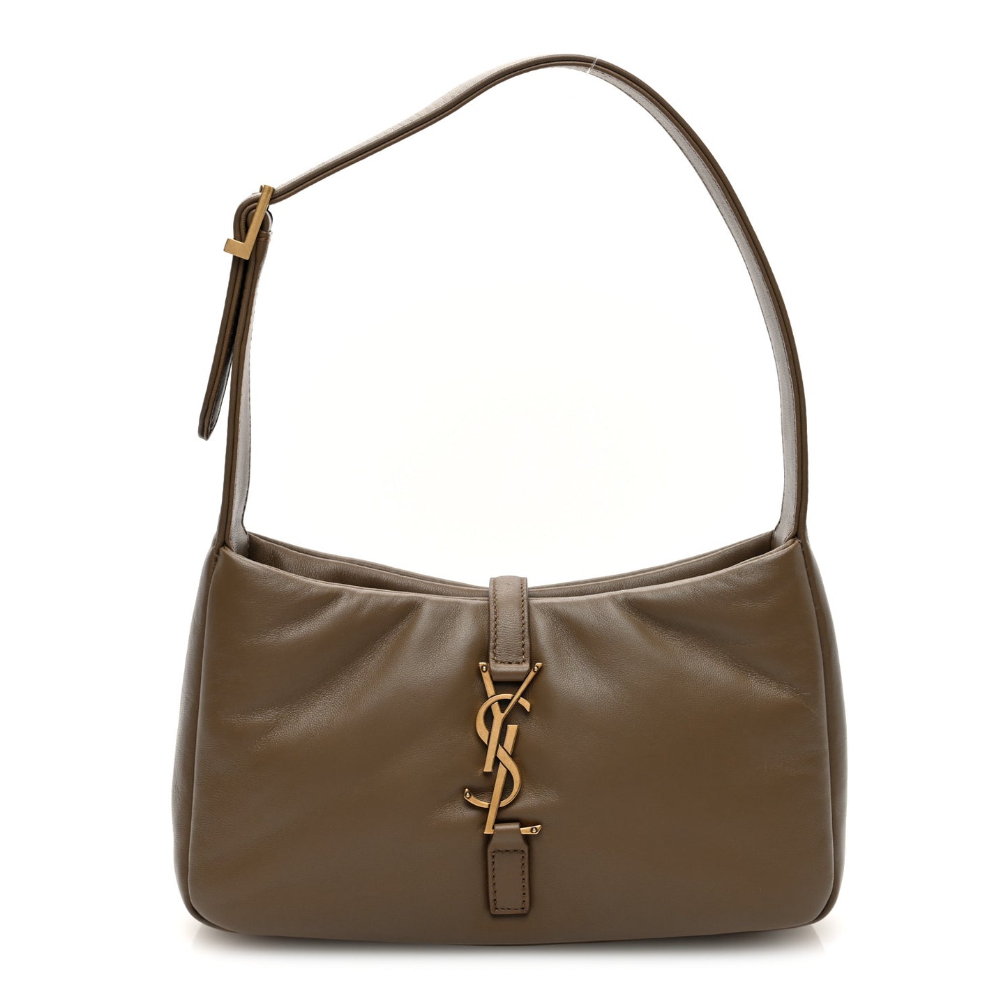 Padded Lambskin Le 5 A 7 Hobo Dark Peanut