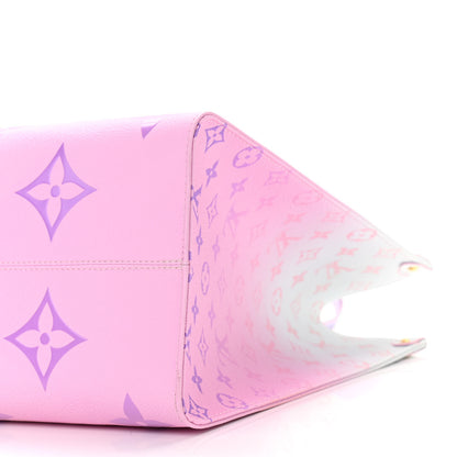 Louis Vuitton Monogram Giant Spring In The City Onthego GM Sunrise Pastel 9 of 10