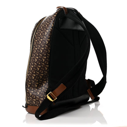 Burberry E-Canvas Monogram Rocco Backpack Bridle Brown 3 of 16