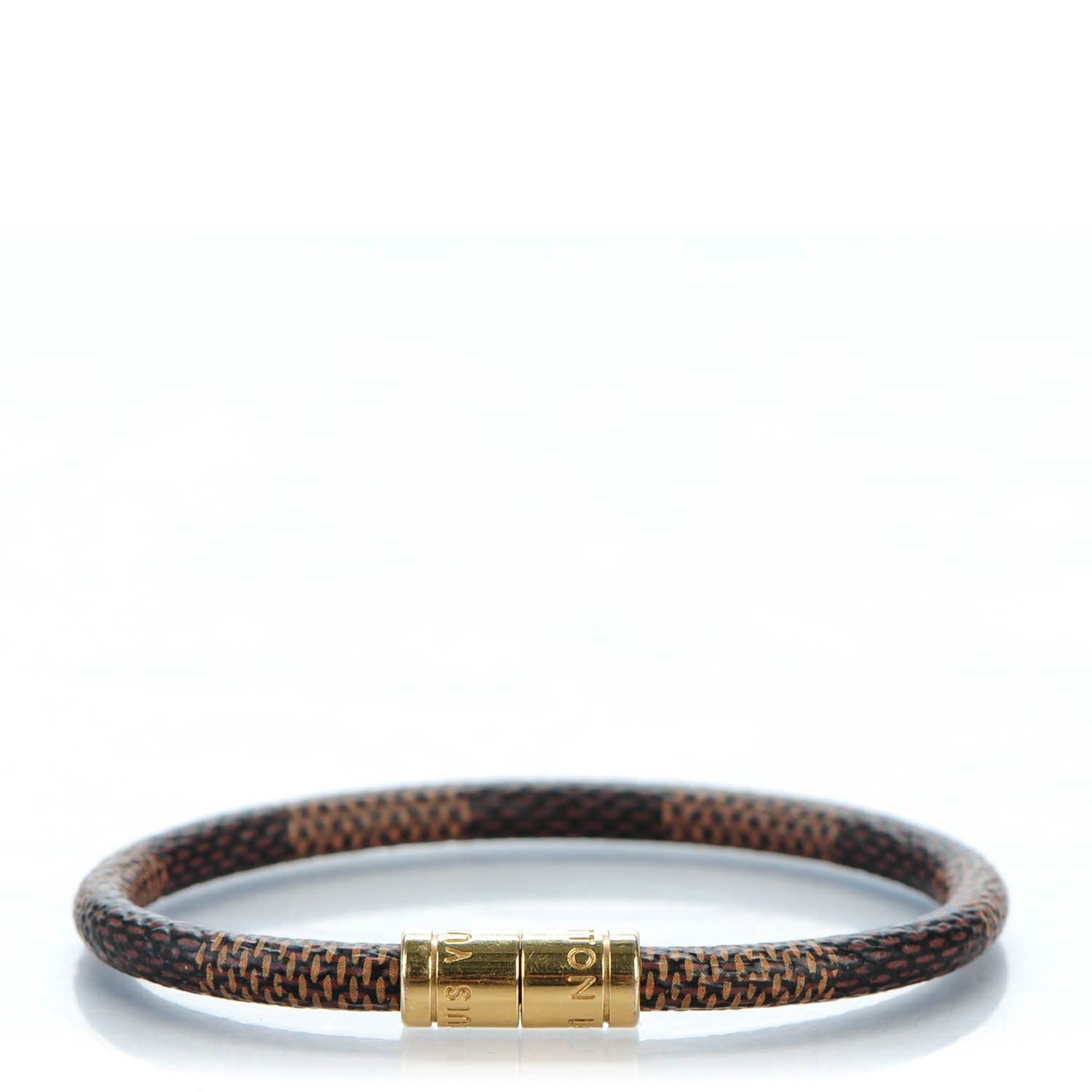 Louis Vuitton Damier Ebene Keep It Bracelet 19 1 of 4
