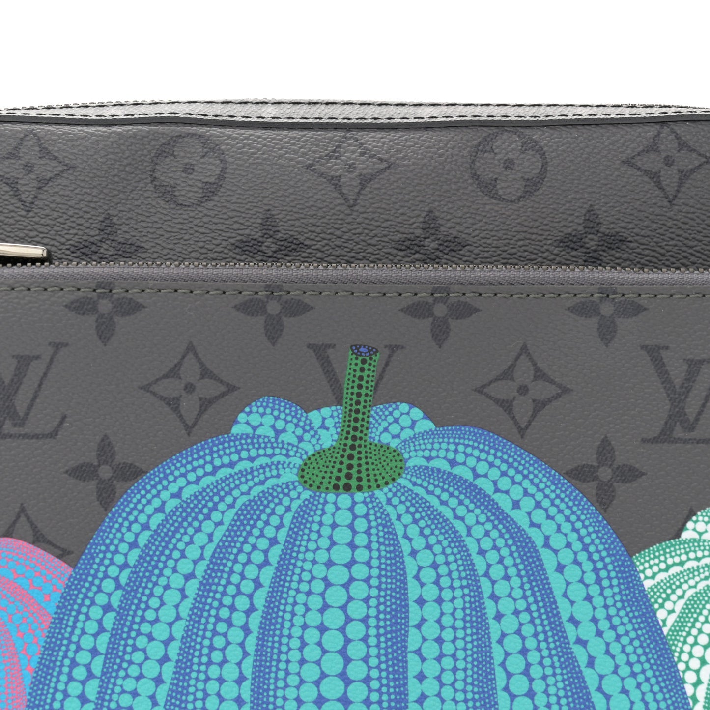 LV x YK Monogram Eclipse Reverse Pumpkin Trio Messenger