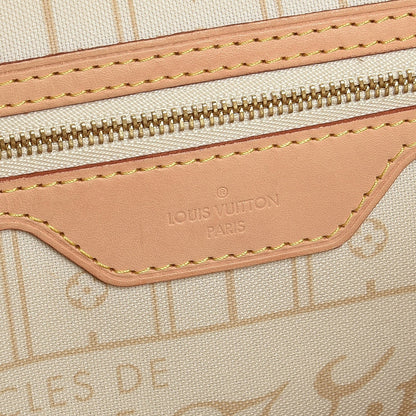 Louis Vuitton Damier Azur Neverfull MM 6 of 7