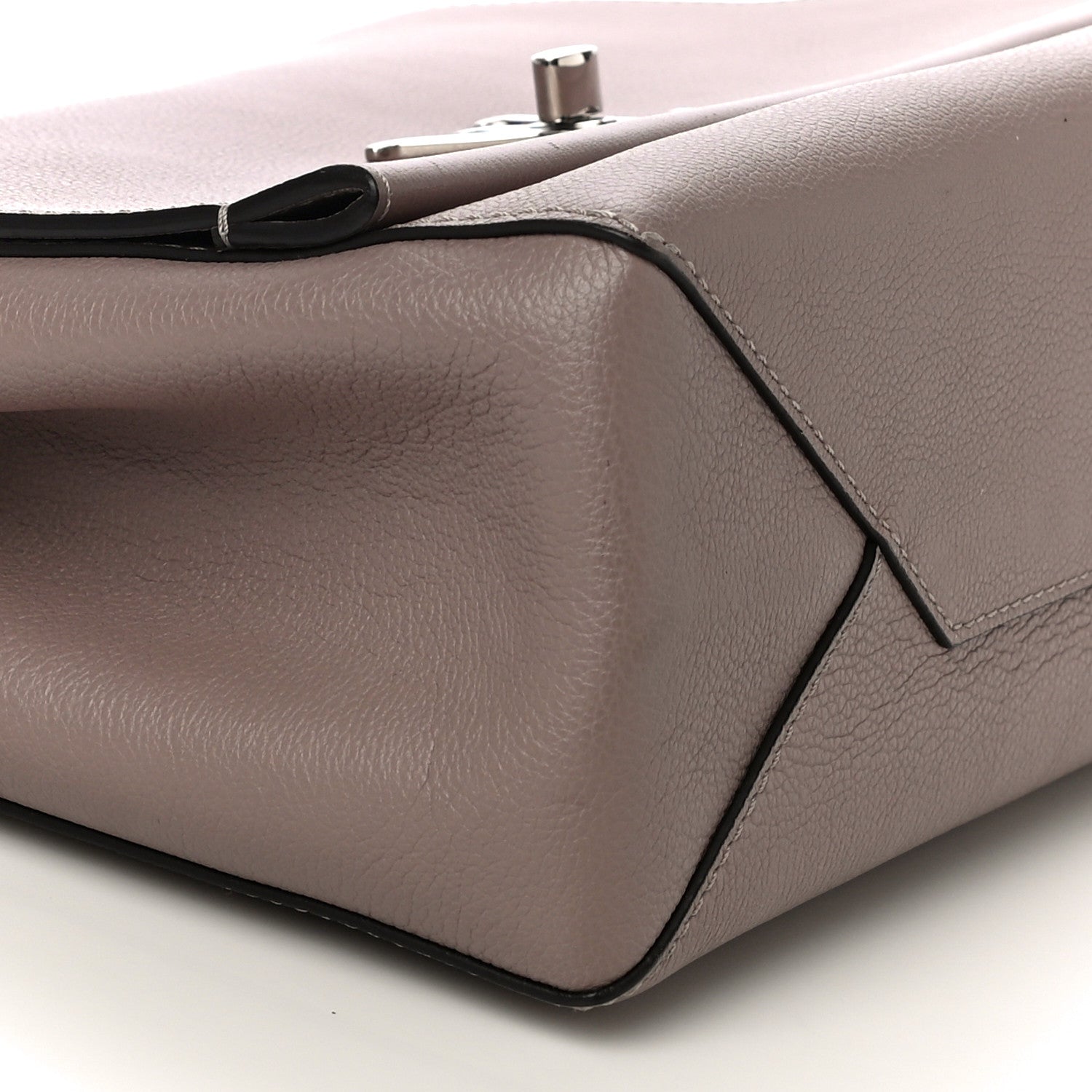 Louis Vuitton Soft Calfskin Lockme II Top Handle Taupe Glace 9 of 9