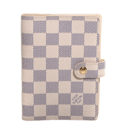 Louis Vuitton Damier Azur Small Ring Agenda Cover 1 of 7