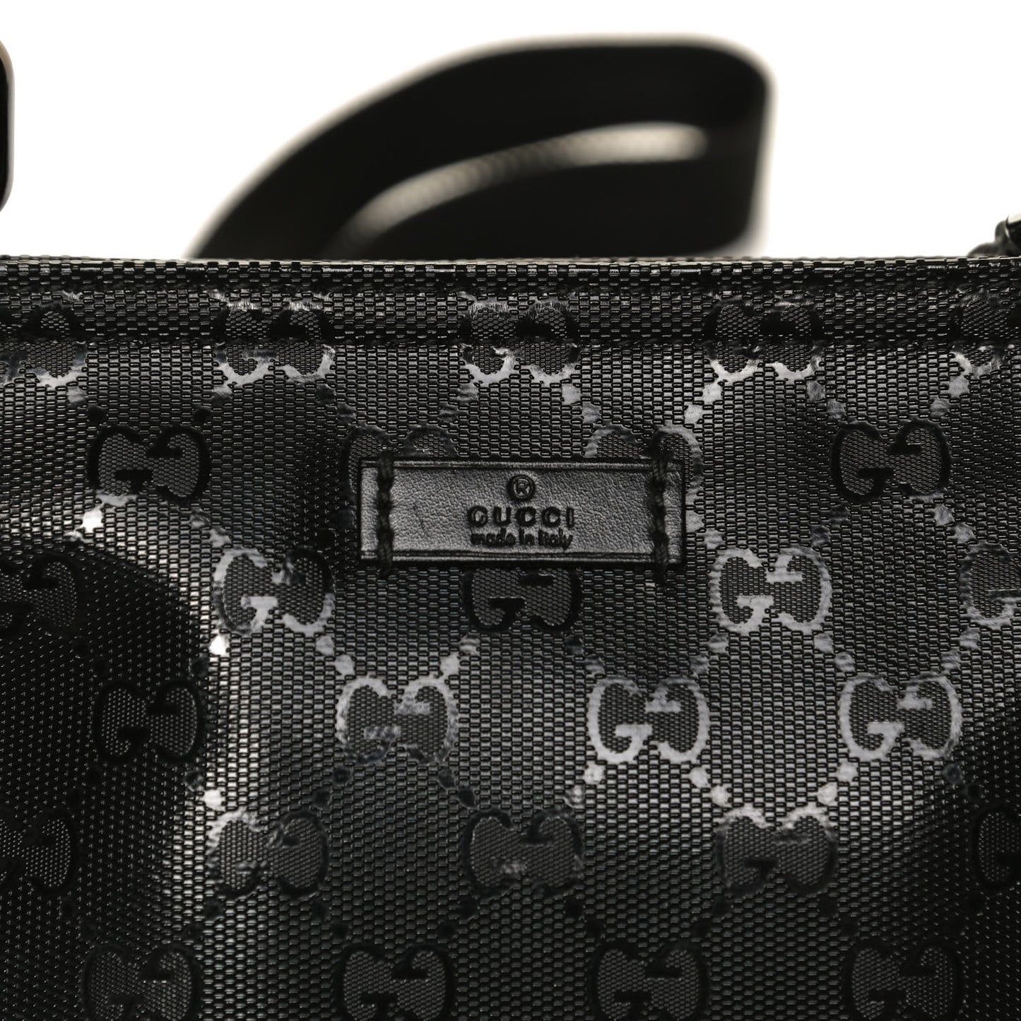 Imprime Monogram Small Flat Messenger Bag Black