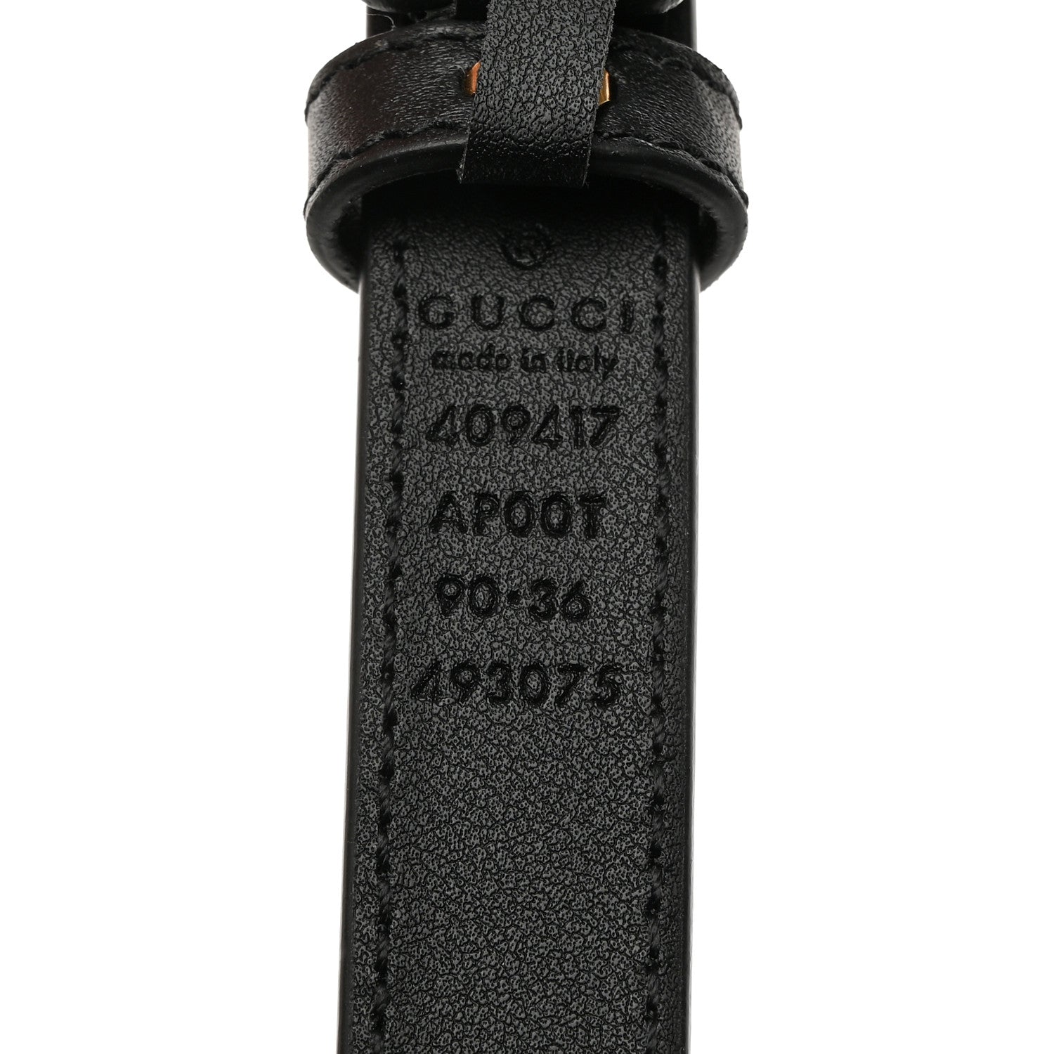 Gucci Calfskin Double G 30mm Belt 90 36 Black 3 of 5