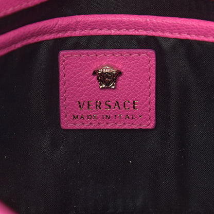 Versace Grained Calfskin Palazzo Chain Evening Bag Pink 6 of 11
