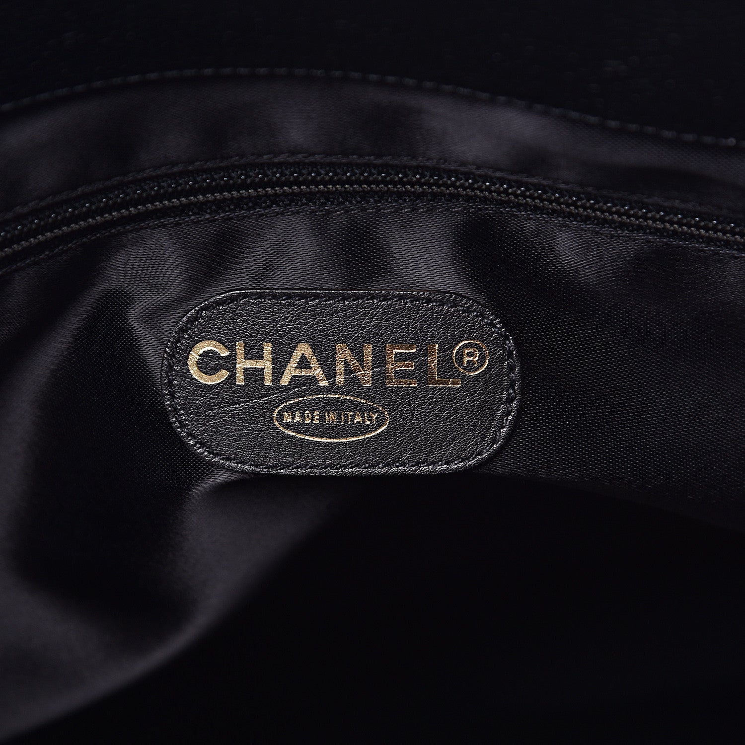 Chanel Caviar Large CC Shoulder Bag Black 5 of 8