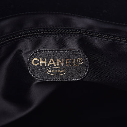 Chanel Caviar Large CC Shoulder Bag Black 5 of 8