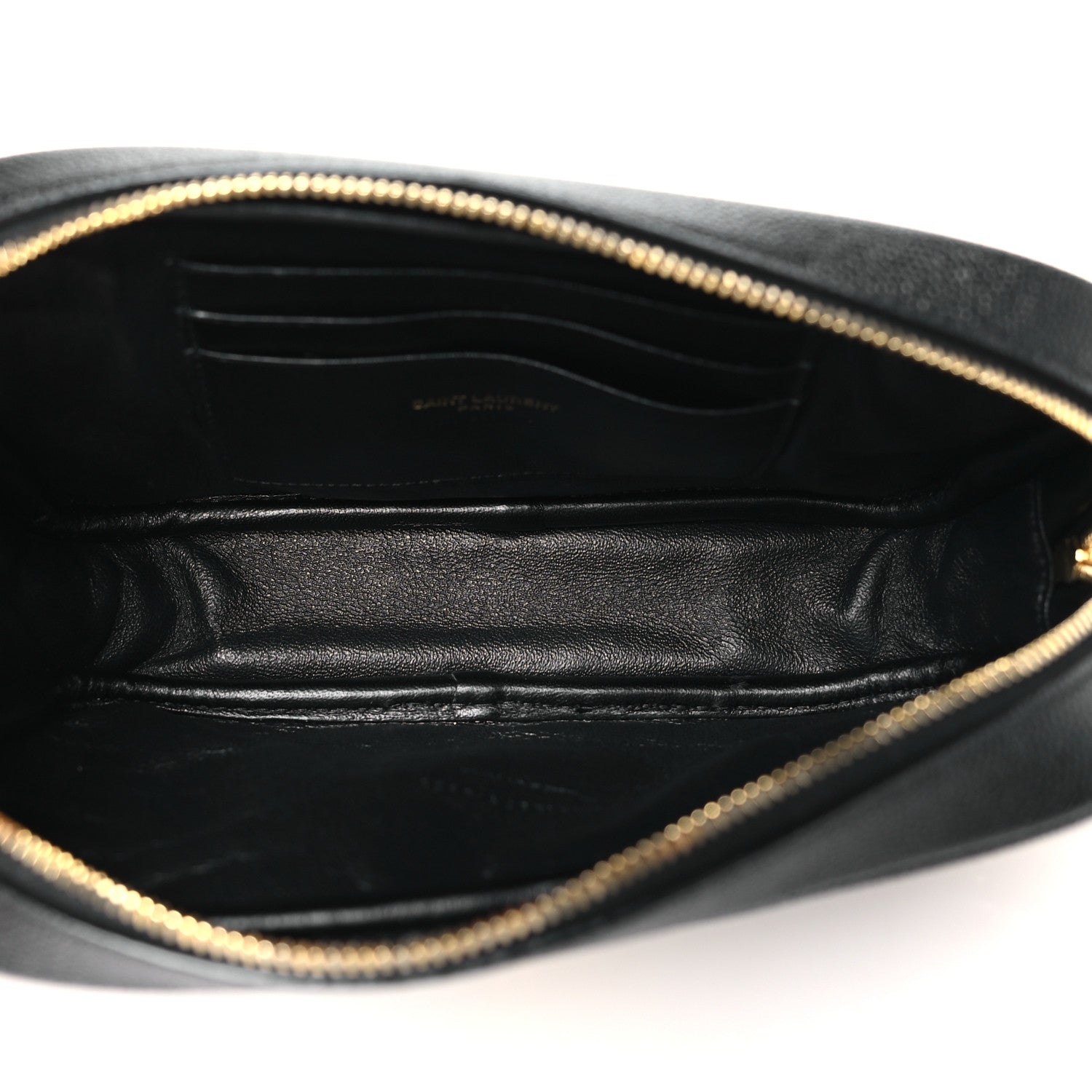 Saint Laurent Grain De Poudre Matelasse Monogram Mini Lou Camera Bag Black 5 of 10