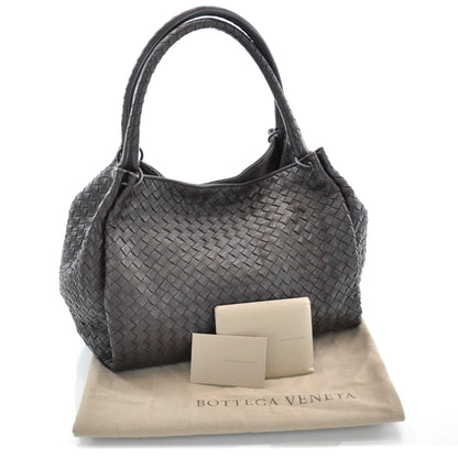 Bottega Veneta Nappa Intrecciato Parachute Bag Ebano 3 of 10