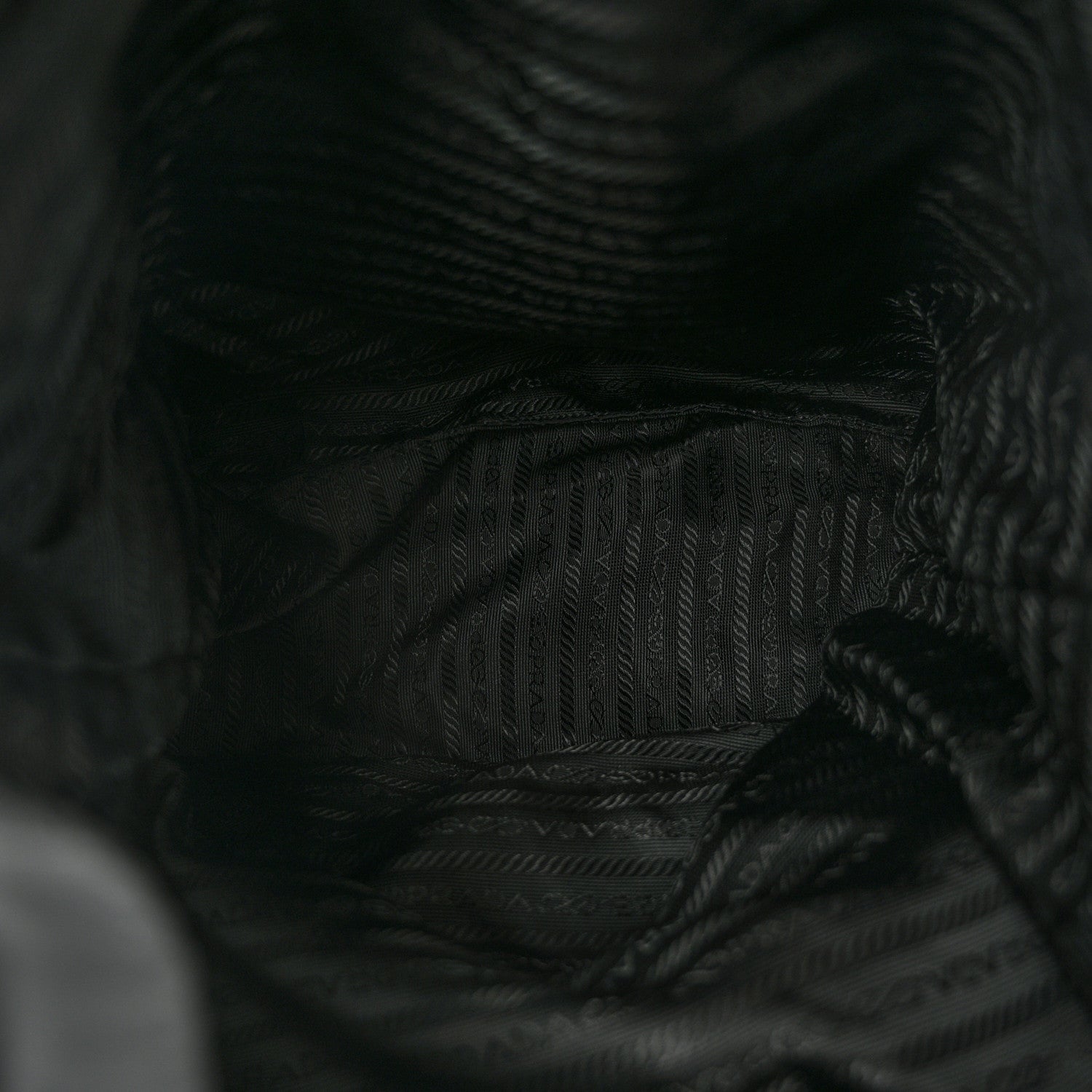 Prada Tessuto Nylon Vela Cinch Backpack Black 4 of 9