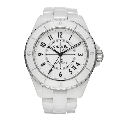 Chanel Stainless Steel Ceramic 38mm J12 Automatic Watch White 1 of 5