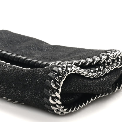 Stella McCartney Shaggy Deer Tiny Fold Over Falabella Tote Black 9 of 9