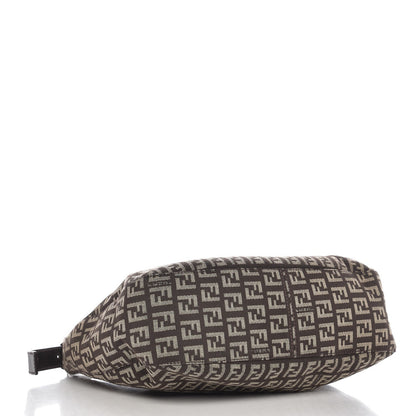 Fendi Zucchino Vitello Small Hobo Testa di Moro Beige 4 of 8