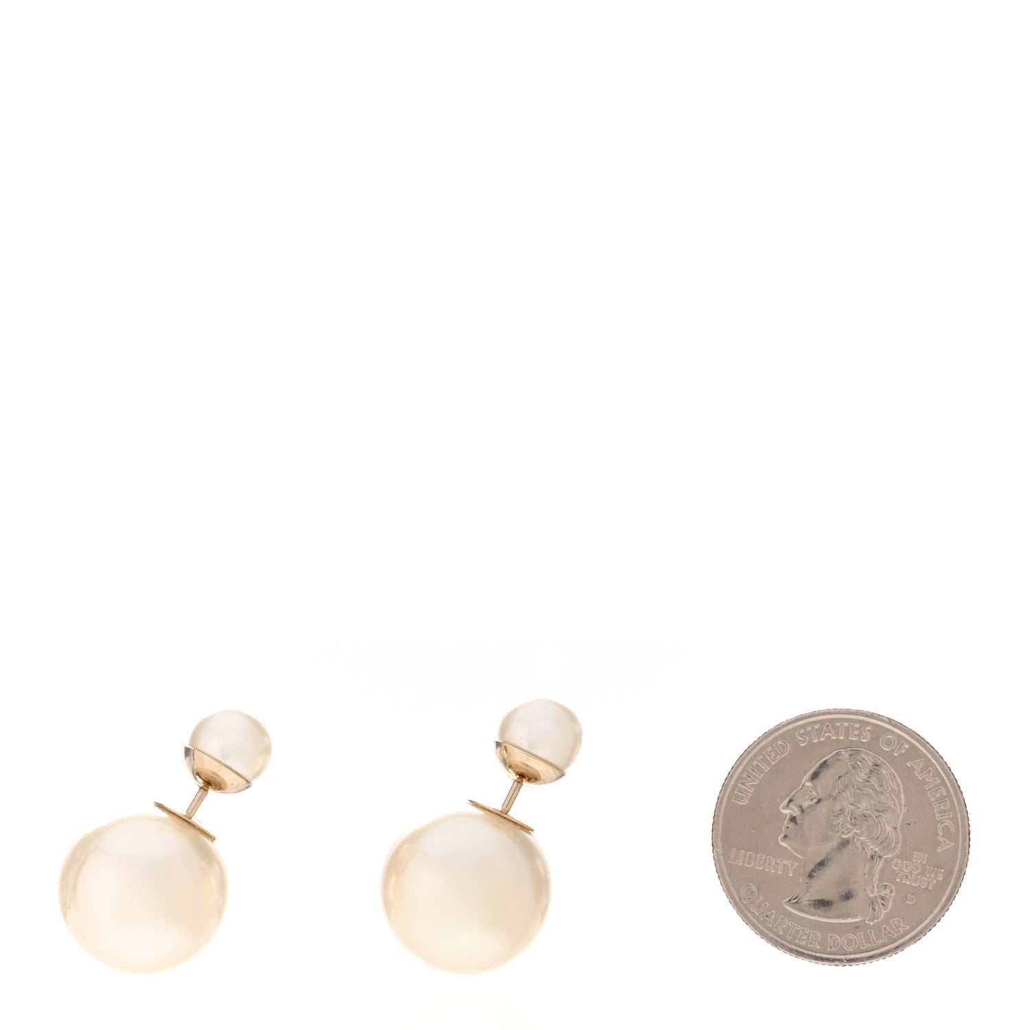 Christian Dior Mise En Dior Tribal Earrings Cream 2 of 4