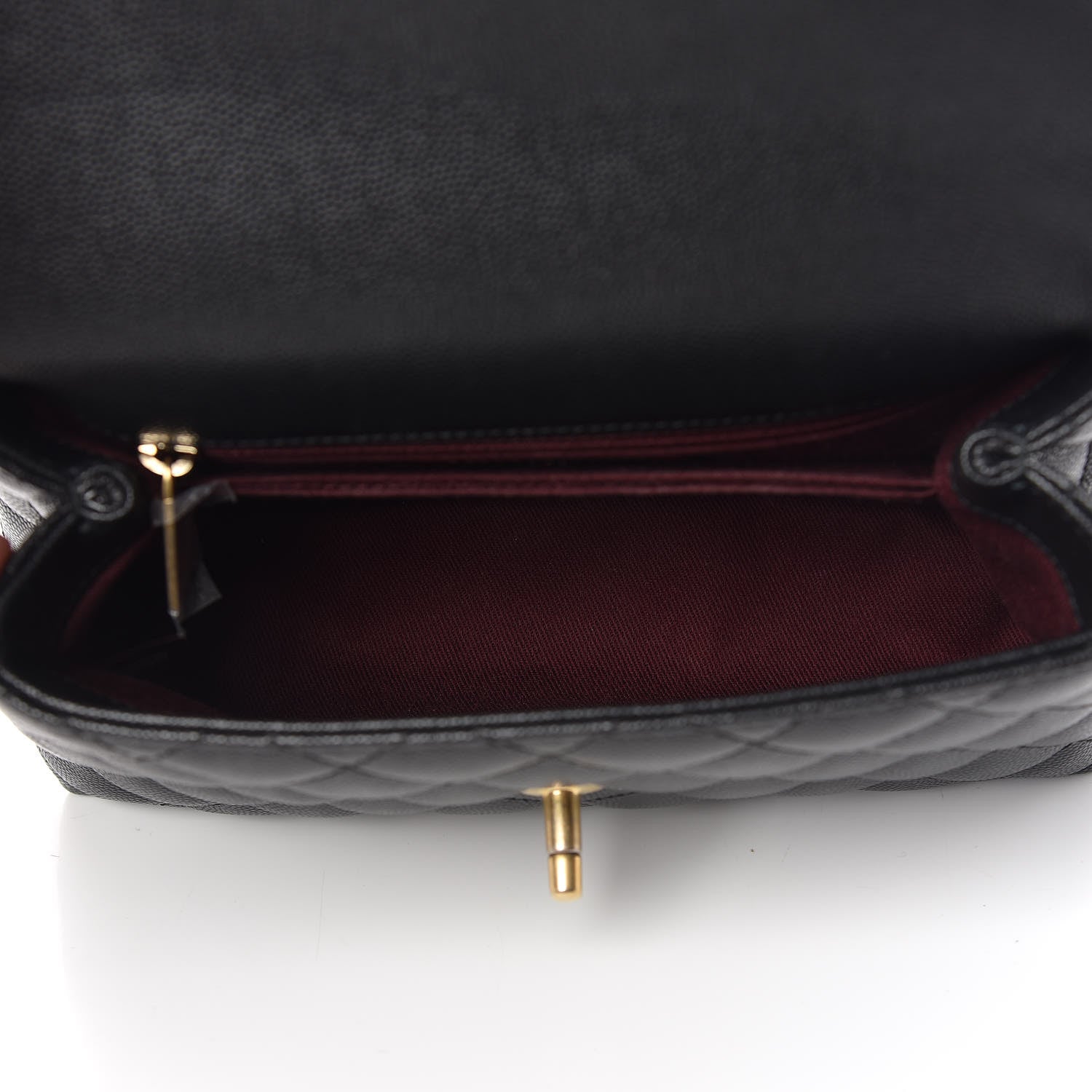 Chanel Caviar Quilted Mini Coco Handle Flap Black 5 of 14