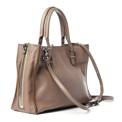 Balenciaga Calfskin Papier Mini A4 Zip Around Tote Beige Sable 3 of 11