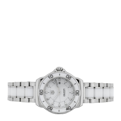 Tag Heuer Stainless Steel Ceramic Diamond 32mm Formula 1 Quartz Watch White WAH1313 2 of 4