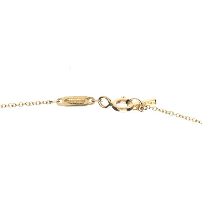 Tiffany 18K Yellow Gold Large T Smile Pendant Necklace 5 of 6
