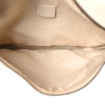 Gucci Grained Calfskin Logo Belt Bag White 5 of 10