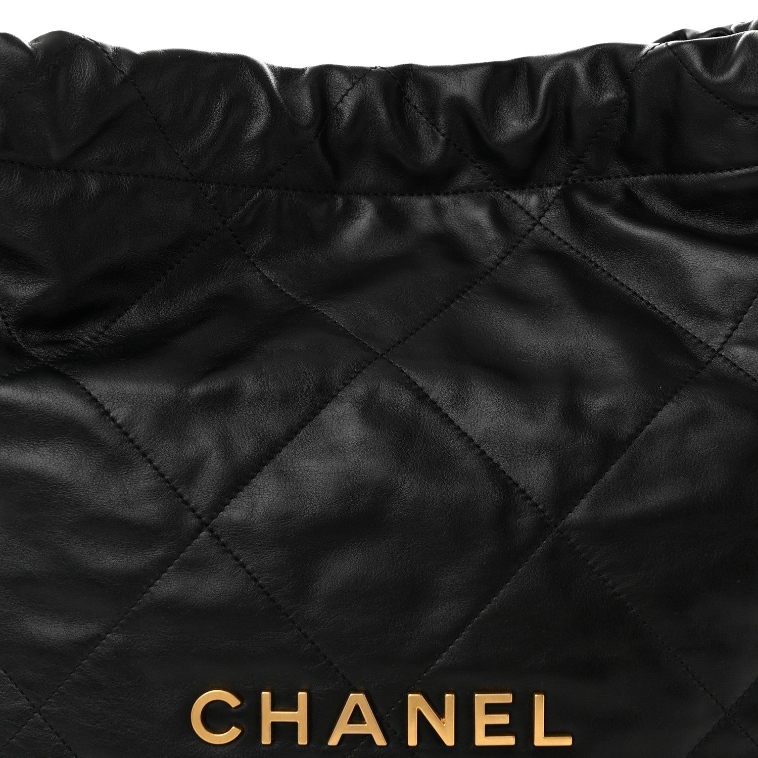 Chanel Shiny Calfskin Quilted Chanel 22 Black 9 of 11