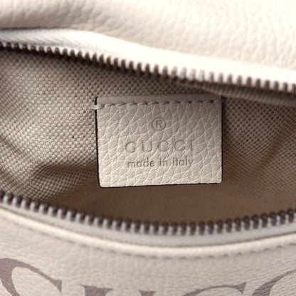 Gucci Grained Calfskin Small Logo Belt Bag White 6 of 11