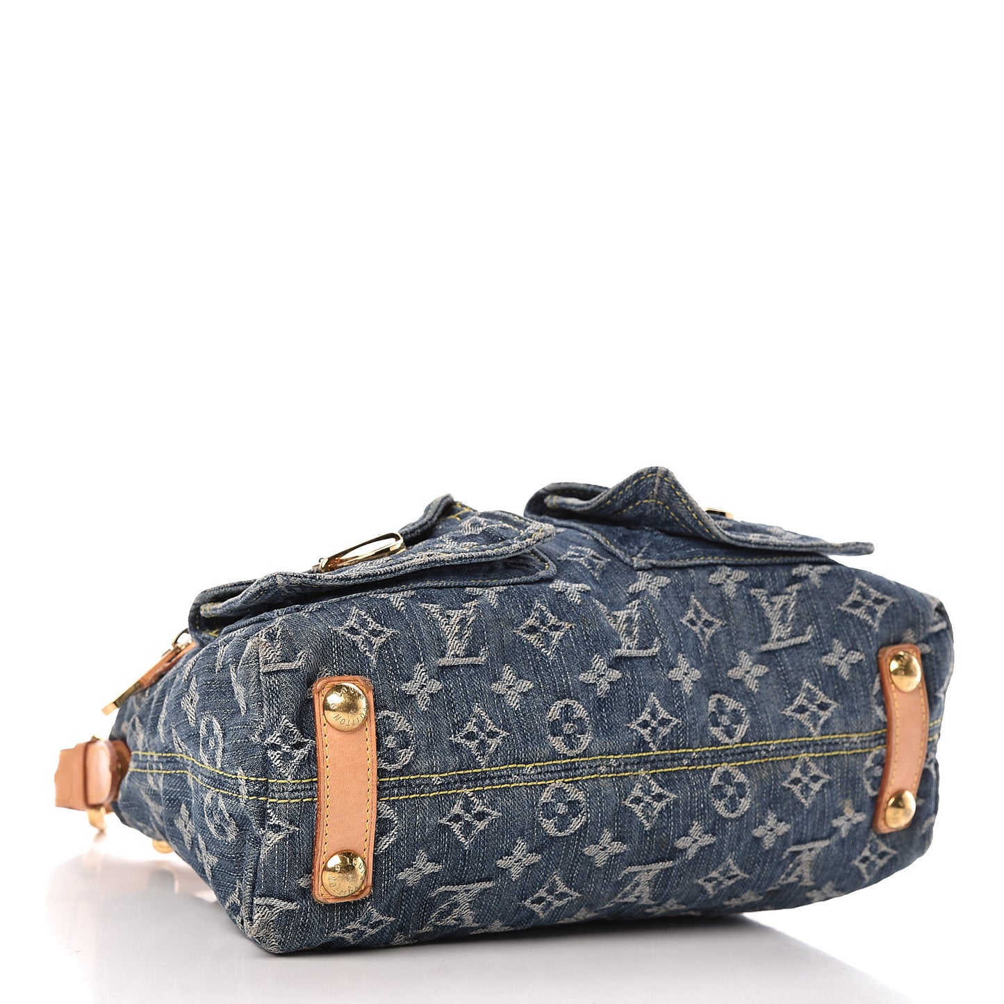 Monogram Denim Baggy PM Blue