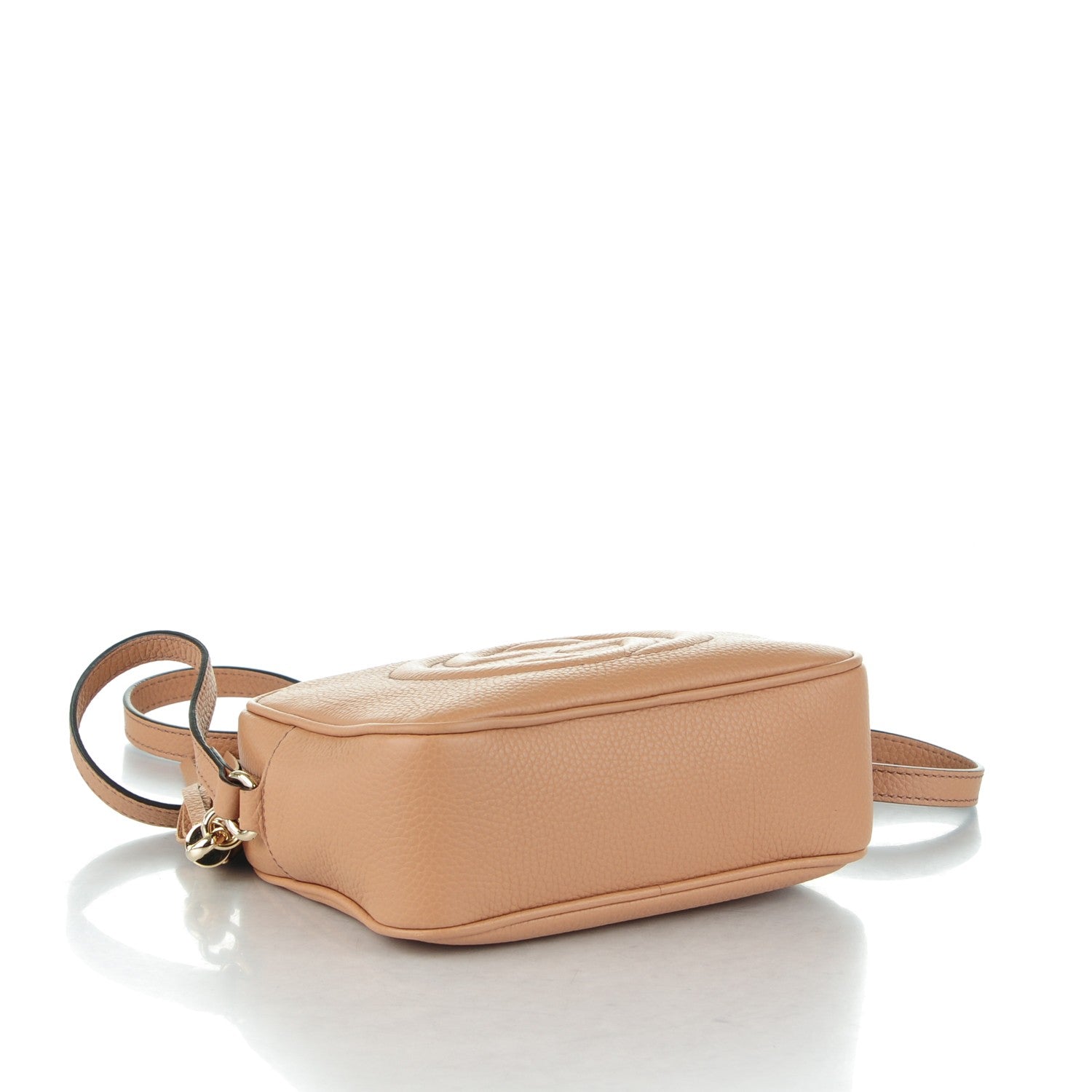 Gucci Pebbled Calfskin Small Soho Disco Bag Rose Beige 4 of 7