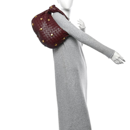 Bottega Veneta Nappa Intrecciato Studded Teen Jodie Hobo Barolo 2 of 10