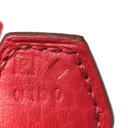 Hermes Taurillon Clemence Bolide 31 Rouge Garance 6 of 10