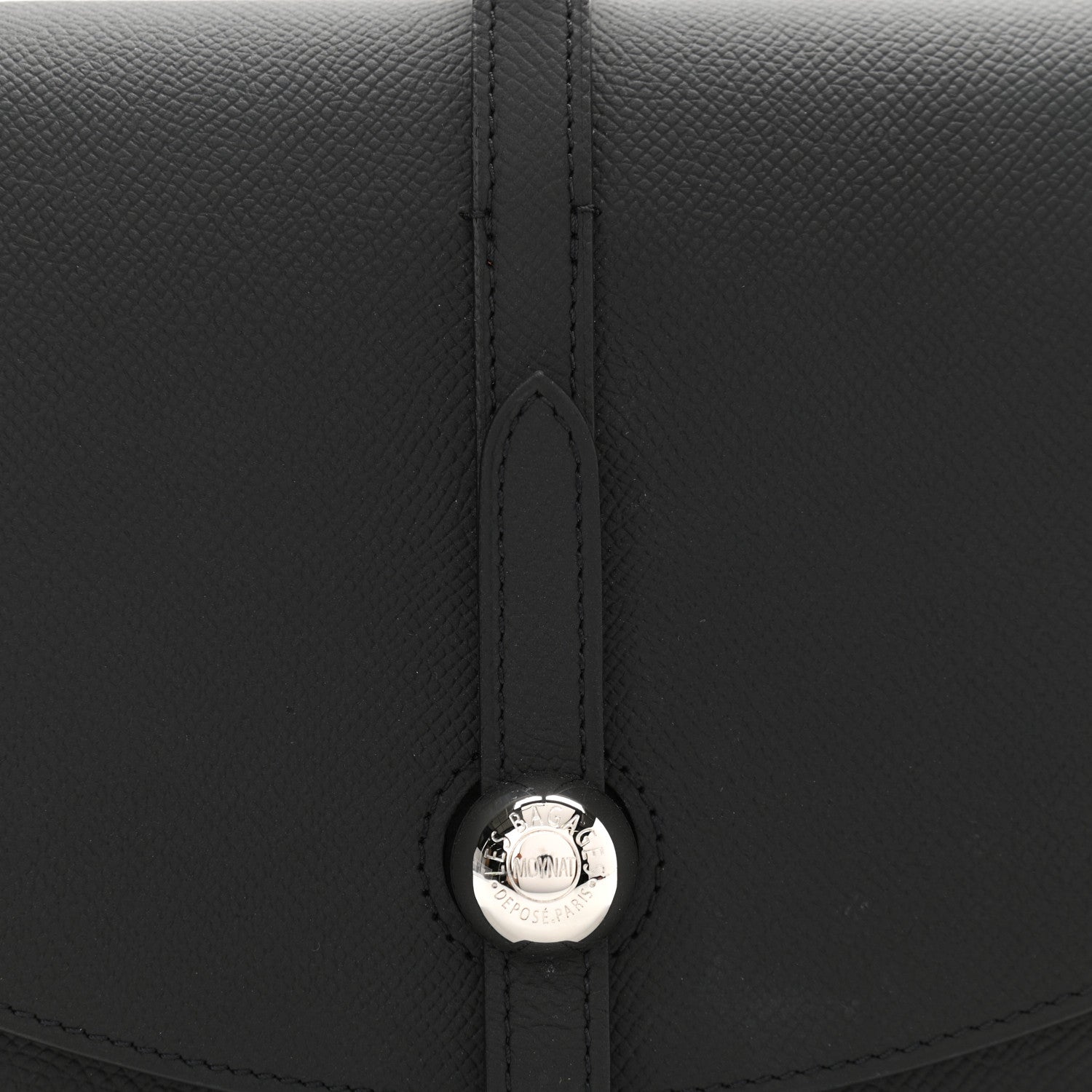 Moynat Carat Calfskin Madeleine Clutch Black 7 of 10