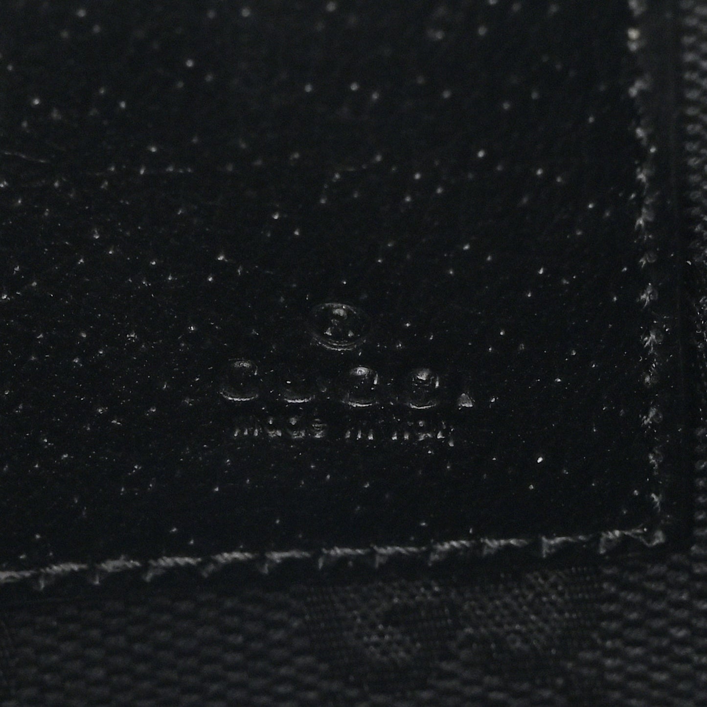 Calfskin Horsebit 1955 Wristlet Pouch Black