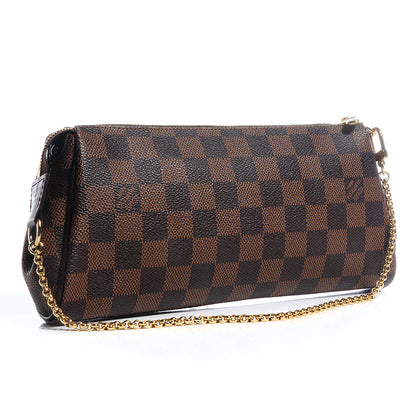 Louis Vuitton Damier Ebene Eva Clutch 3 of 8