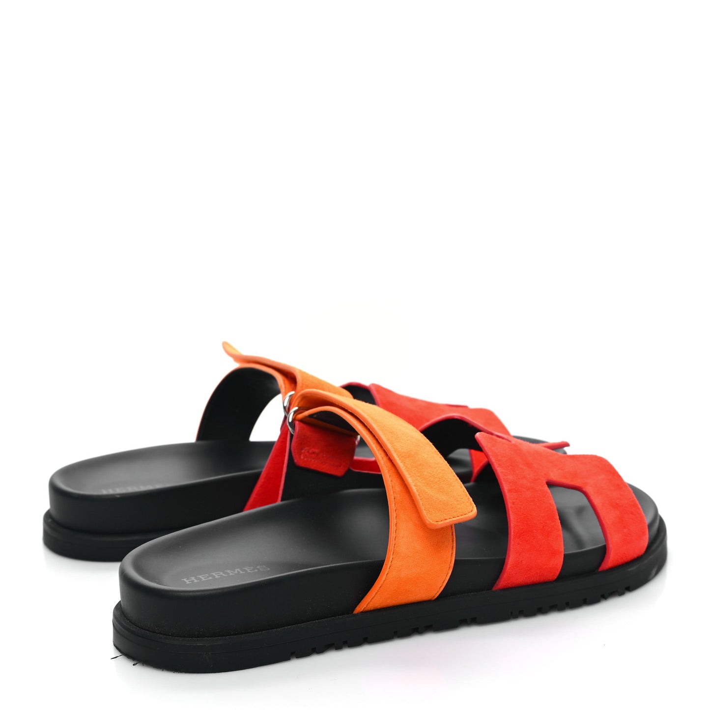 Suede Goatskin Womens Chypre Sandals 38 Rouge Ecarlate