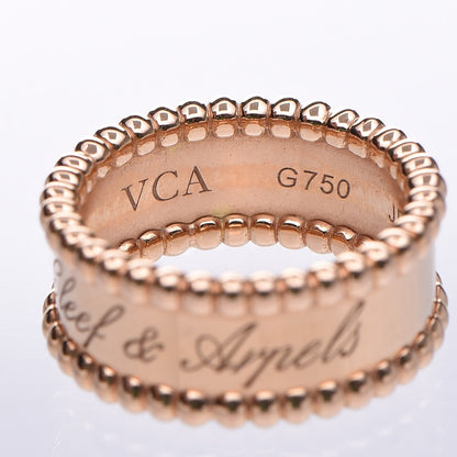 Van Cleef & Arpels 18K Rose Gold Perlee Signature Ring 47 4 9 of 9