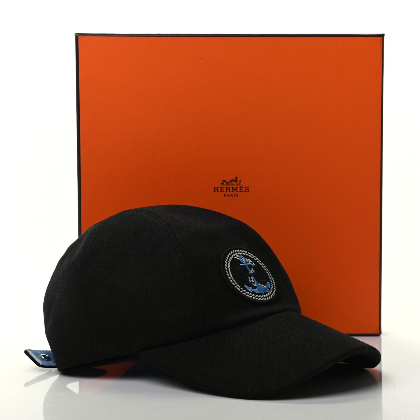 Linen Davis Ancre Cap 57 Black