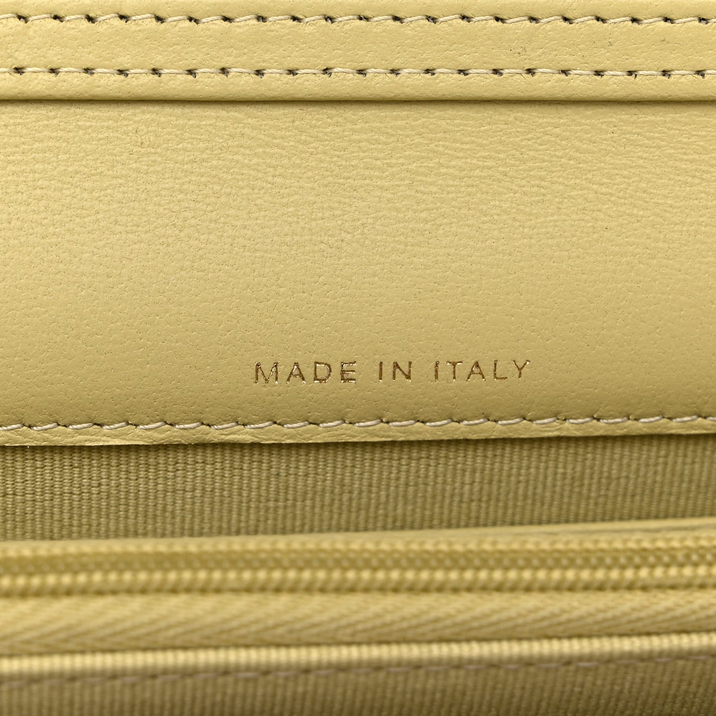 Caviar Quilted Chain Link Clutch With Chain Light Green