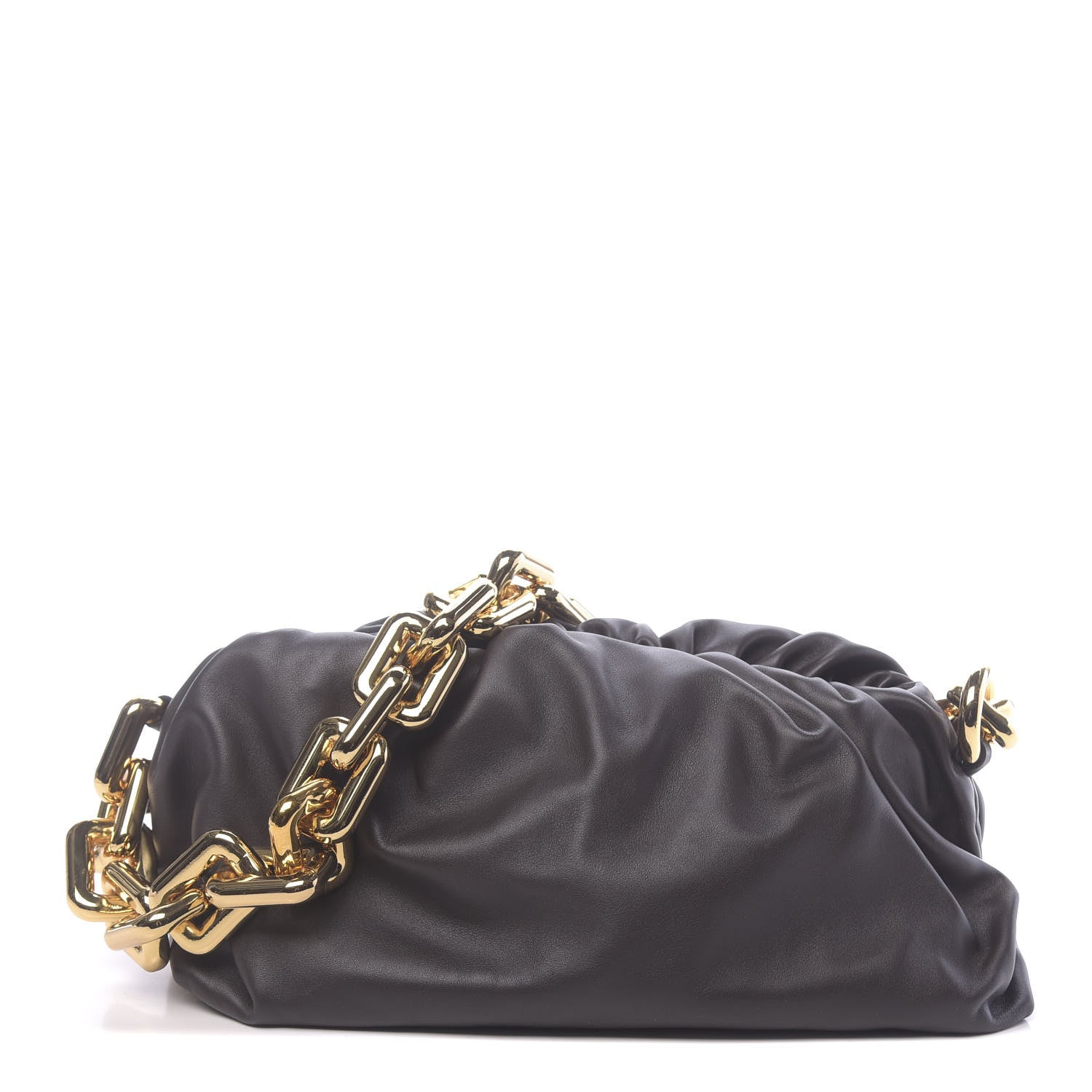 Bottega Veneta Calfskin The Pouch Chain Fondant 1 of 9