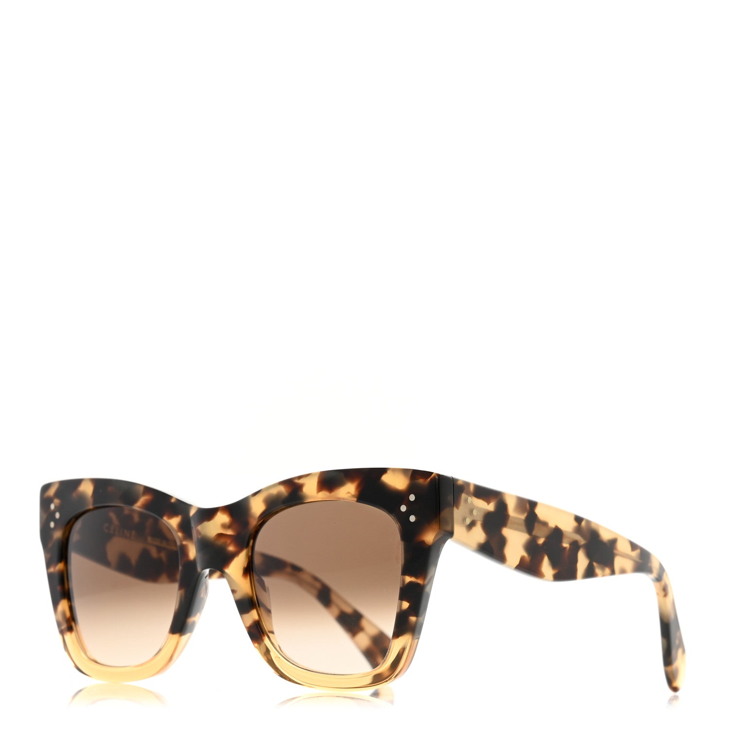 Celine Catherine Sunglasses CL 41090/S Havana 1 of 6