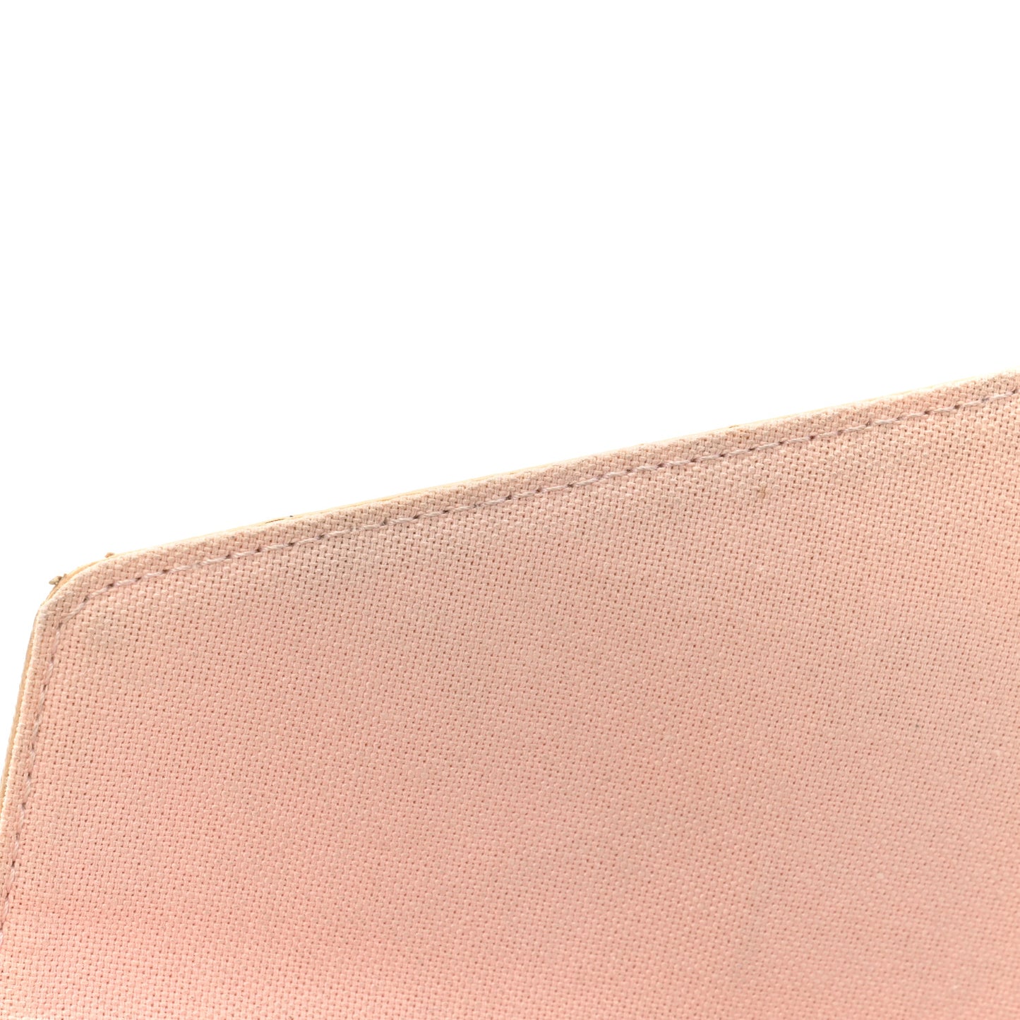 LOUIS VUITTON Damier Azur Pochette Felicie Chain Wallet Rose Ballerine