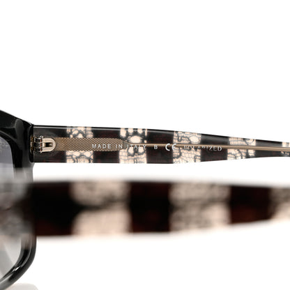 Chanel Acetate Polarized Lace Effect Sunglasses 5296 Black 6 of 8