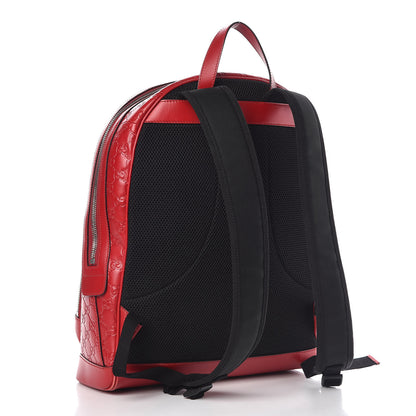 Gucci Guccissima Signature Day Backpack Hibiscus Red 3 of 10