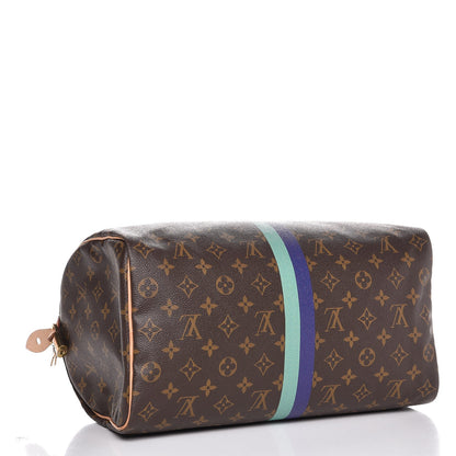 Louis Vuitton Monogram My LV Heritage Speedy 35 Violet Vert Clair 4 of 7