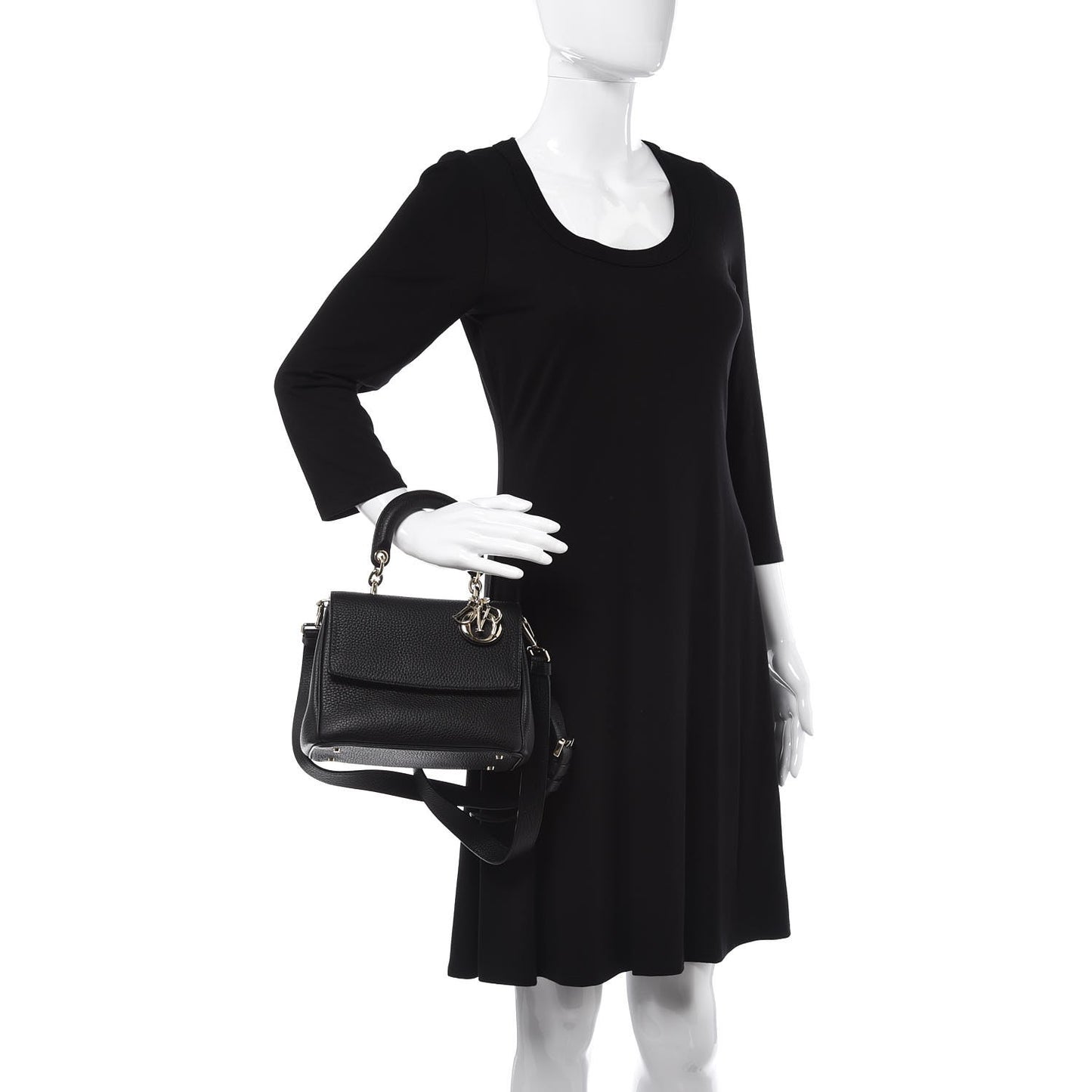 Bullcalf Mini Be Dior Flap Black Rose Indien